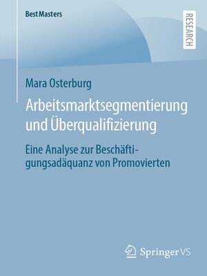 cover image of Arbeitsmarktsegmentierung und Überqualifizierung